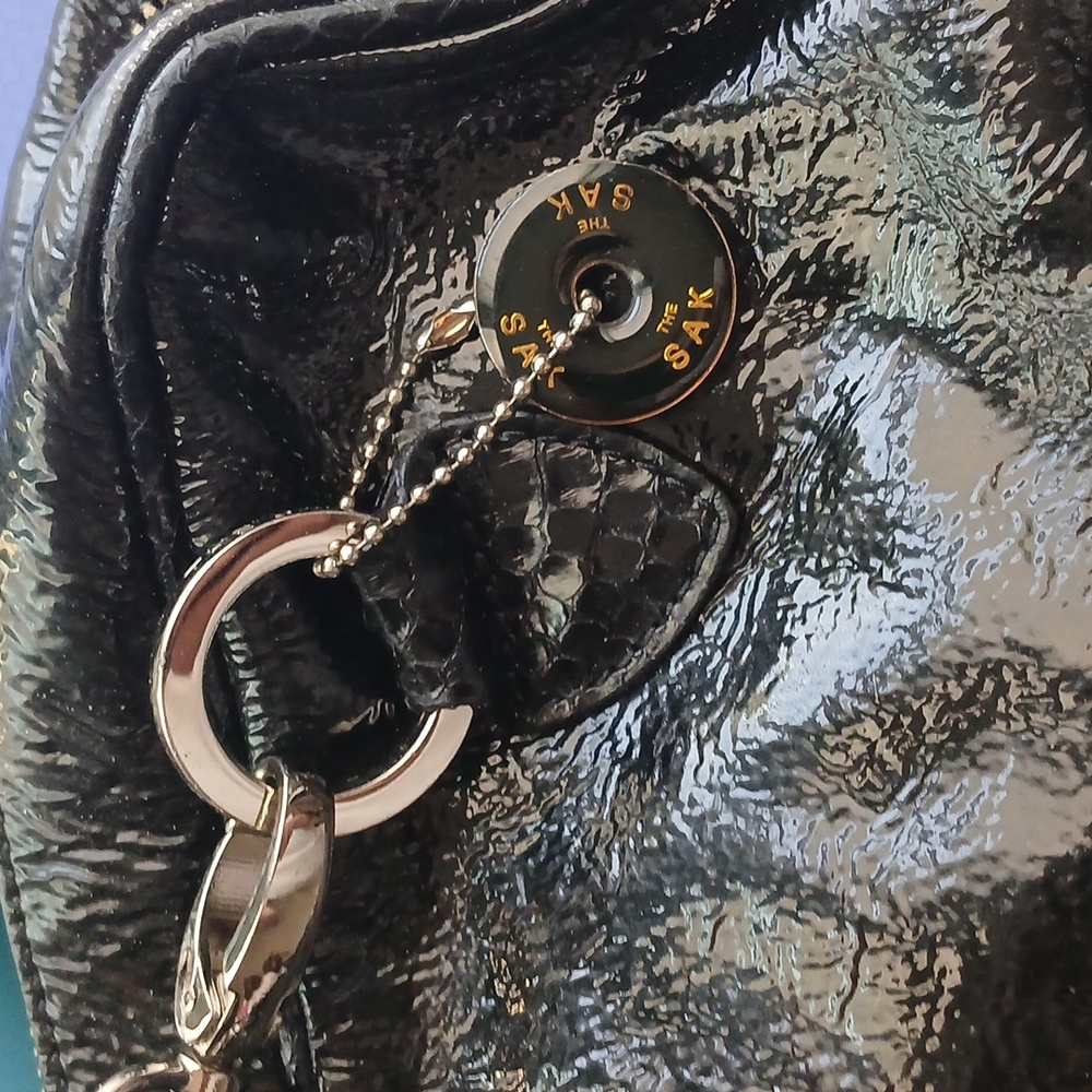 The Sak Unique Patent Leather Shoulder Bag - Picture 11 of 16